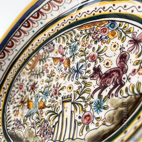 Genuine Portuguese Artisan Handcrafted Painted Bowl - Picture 10 of 14